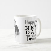 Happy First Vaderdag New Dad Koffiemok (Voorkant rechts)