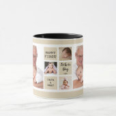 Happy First Vaderdag Papa 5 Photo Collage   Mok (Midden)