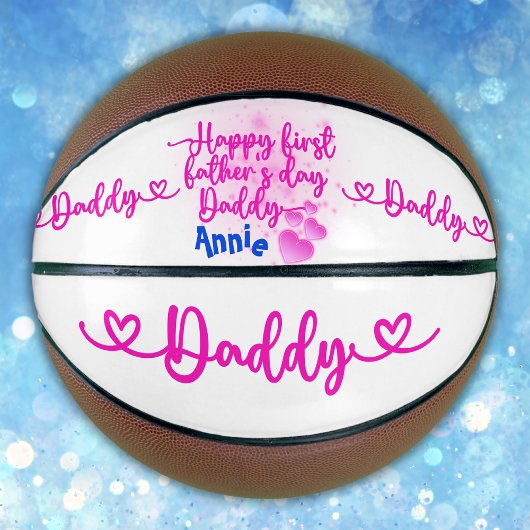 Happy First Vaderdag Papa | Basketbal