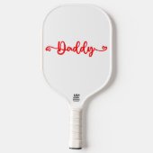 Happy First Vaderdag Papa | Pickleball Paddle (Achterkant)