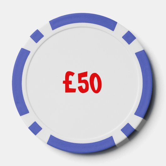 Happy First Vaderdag Papa | Poker Chips (Achterkant)