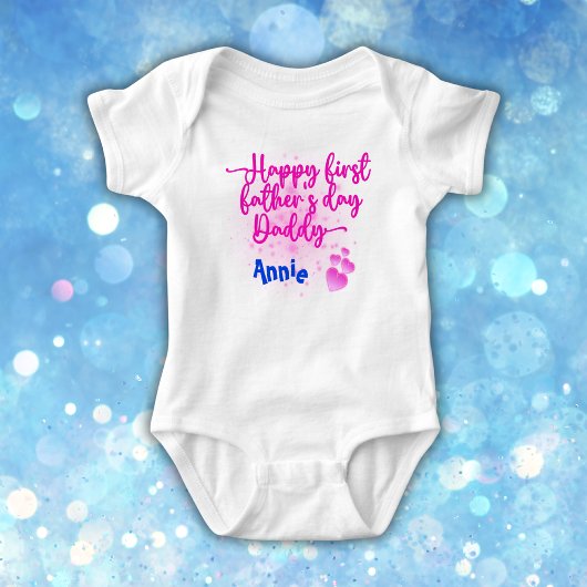 Happy First Vaderdag Papa | Romper