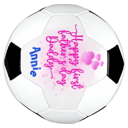 Happy First Vaderdag Papa | Voetbal (Gedraaid)