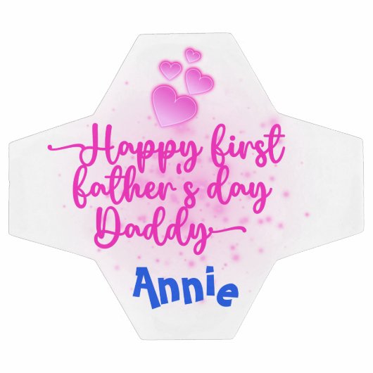 Happy First Vaderdag Papa | Voetbal (Enkel)