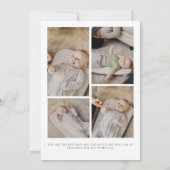 Happy First Vaderdag Photo Card Modern Kaart (Achterkant)