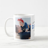 Happy First Vaderdag Photo Coffee Mok (Links)
