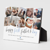 Happy First Vaderdag Photo Collage Fotoplaat (Zijkant)