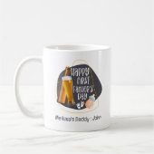 Happy First Vaderdag Schattige Speels Koffiemok (Links)