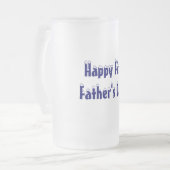 Happy First, Vaderdag!-Stein/Mok Matglas Bierpul (Voorkant links)