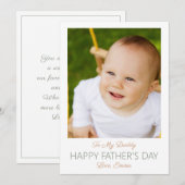 Happy First Vaderdag van Baby (Voorkant / Achterkant)