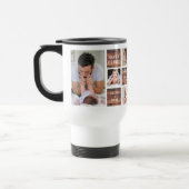 Happy First Vaderdag Wood 4 Foto Collage Reisbeker (Links)