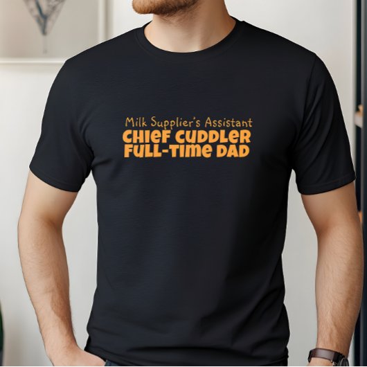 Happy First Vaderdag zwarte sinaasappels letter hu T-shirt