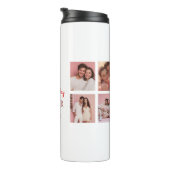 Happy First Valentine's Day Custom Thermal Tumbler Thermosbeker (Geroteerd rechts)