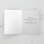 Happy First Workiversary Medewerker Sagebrush Plan Kaart (Binnen)