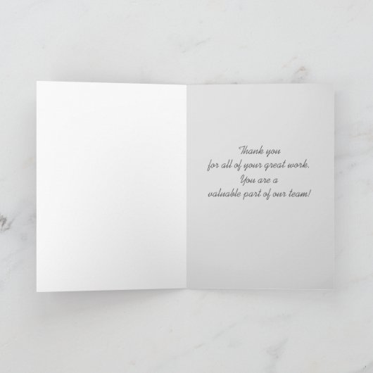 Happy First Workiversary Medewerker Sagebrush Plan Kaart (Binnen)