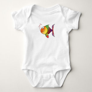 Happy Fish Baby T-shirt