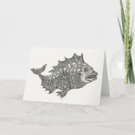 Happy Fish-briefkaart Kaart