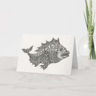 Happy Fish-briefkaart Kaart