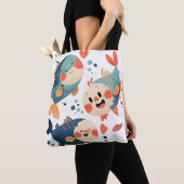 Happy Fish Friends Tote Bag (Dichtbij)