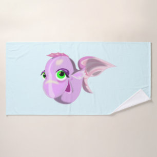 Happy Fish Funny Badhanddoek - 