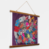 Happy Fish Hangend Wandkleed (Gebogen)