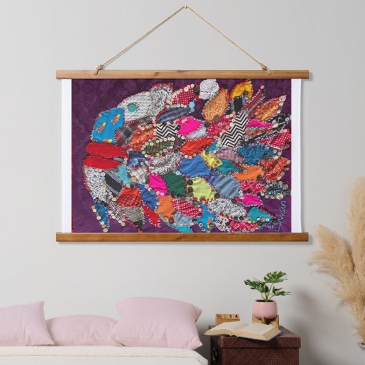 Happy Fish Hangend Wandkleed (Slaapkamer)