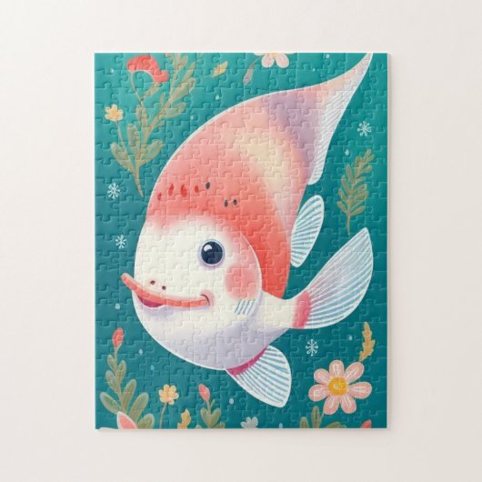 Happy Fish Legpuzzel (Verticaal)
