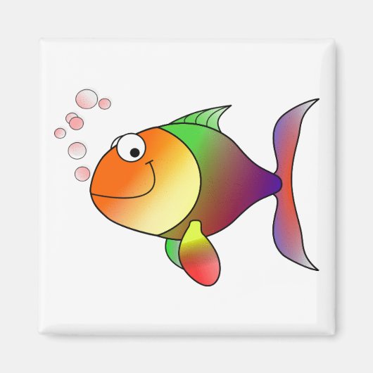 Happy Fish Magneet (Voorkant)