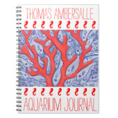 Happy Fish Personalized Aquarium Journal Notitieboek (Voorkant)