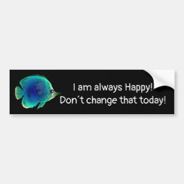 Happy Fish - Positieve verklaring Bumpersticker