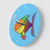 Happy Fish Small Numbers Grote Klok (Hoek)