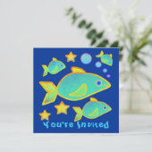 Happy Fish-uitvindingen Kaart (Staand voorkant)