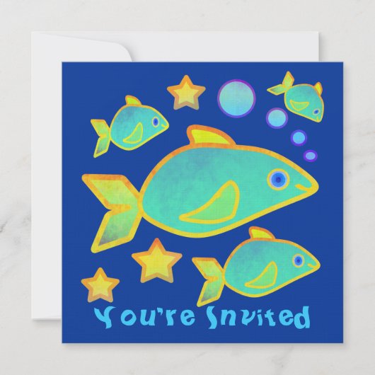 Happy Fish-uitvindingen Kaart (Voorkant)