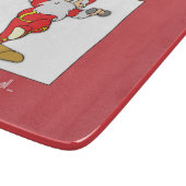 Happy Fitness oefent Kerstmis uit met de Kerstman Snijplank (Hoek)