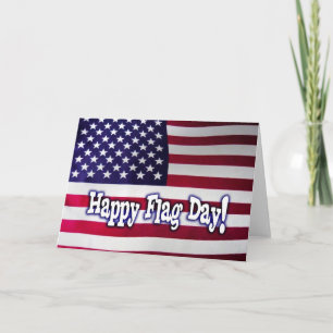 Happy Flag Day - Amerikaanse vlag Kaart