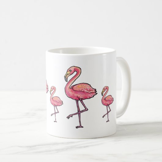 Happy Flamingo Koffiemok (Voorkant rechts)
