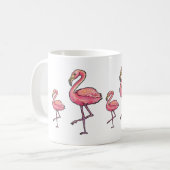Happy Flamingo Koffiemok (Voorkant links)