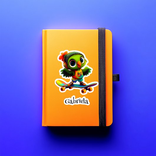 Happy Flappy Gepersonaliseerde Vinyl Sticker