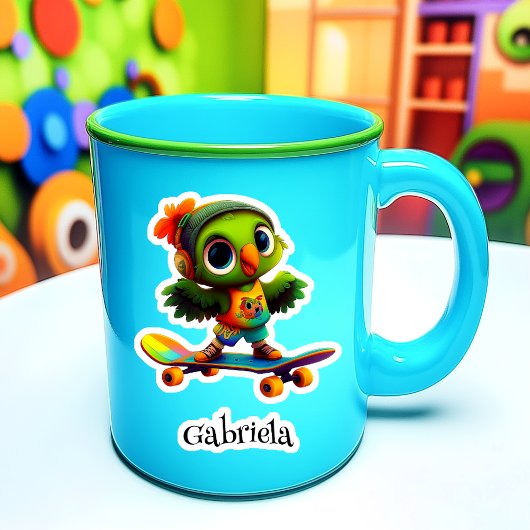 Happy Flappy Gepersonaliseerde Vinyl Sticker