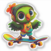 Happy Flappy Vinyl Sticker (Voorkant)