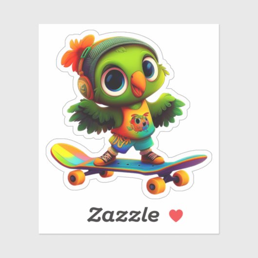 Happy Flappy Vinyl Sticker (Vel)