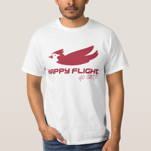 Happy Flight - Go T-shirt (Voorkant)