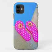 Happy Flip-Flops Case-Mate iPhone Case (Achterkant)