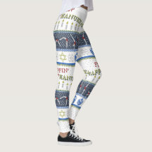 Happy Flippin' Hanukkah "Sweater" Leggings