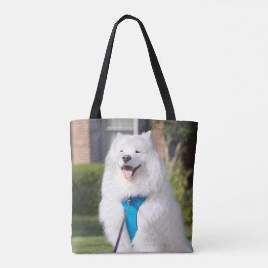 Happy Floofer Ty - All-Over Canvas tas (Achterkant)