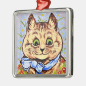 Happy Flower Cat door Louis Wain ornament (Links)