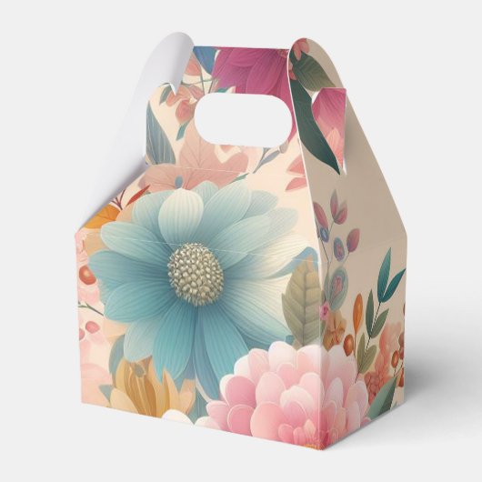 Happy Flower Favoriete Box Bedankdoosjes (Achterkant)