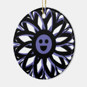 Happy Flower Friendship Ornament - blauw (Links)