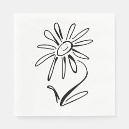 HAPPY FLOWER Paper Napkin Servet