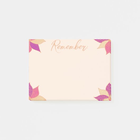 Happy Flower Post-it® Notes (Voorkant)